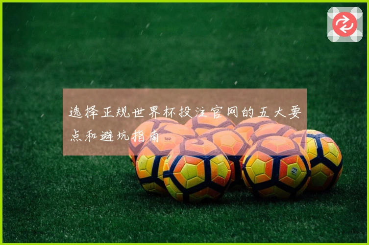 选择正规世界杯投注官网的五大要点和避坑指南